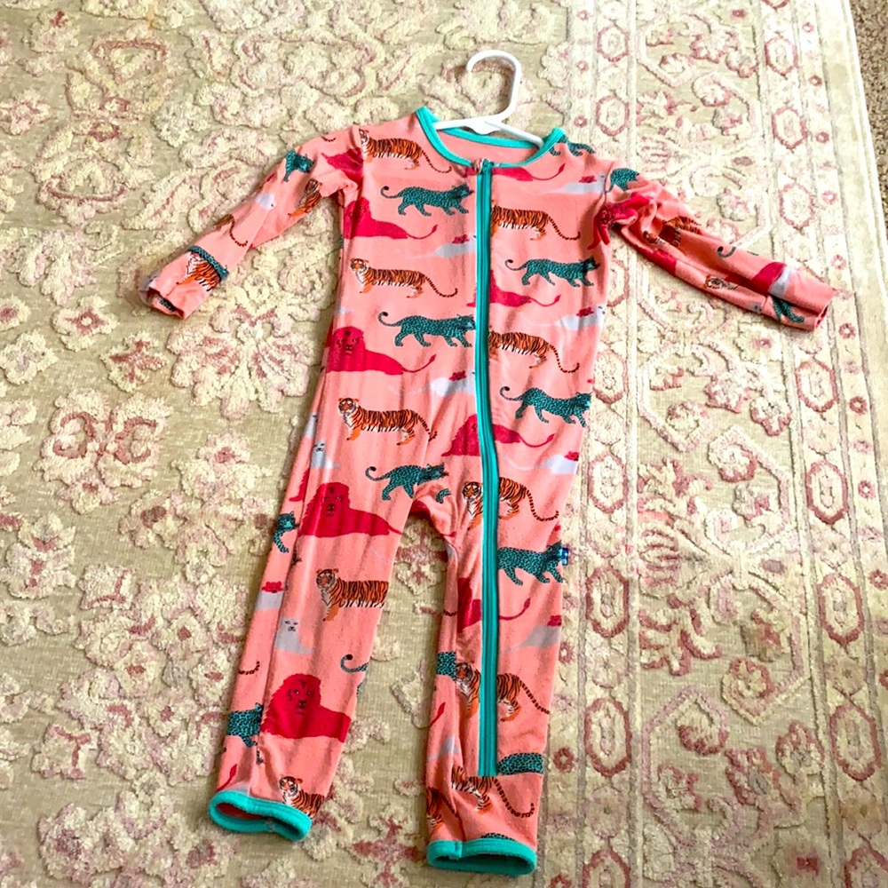 Kickee Pants Tiger Print Jammies
